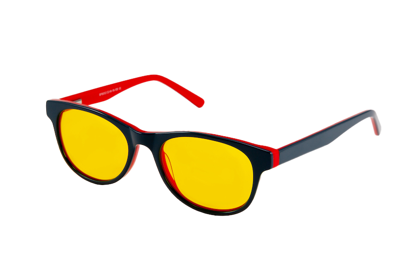 Piper Light Sensitivity Glasses Angled View