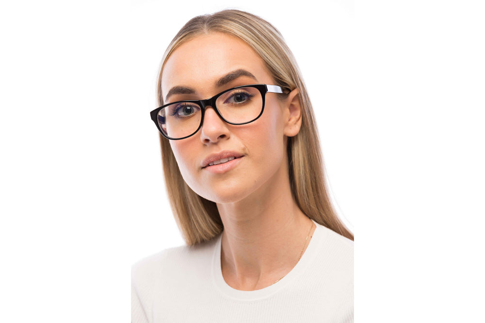 Woman Wearing Morris Computer Glasses