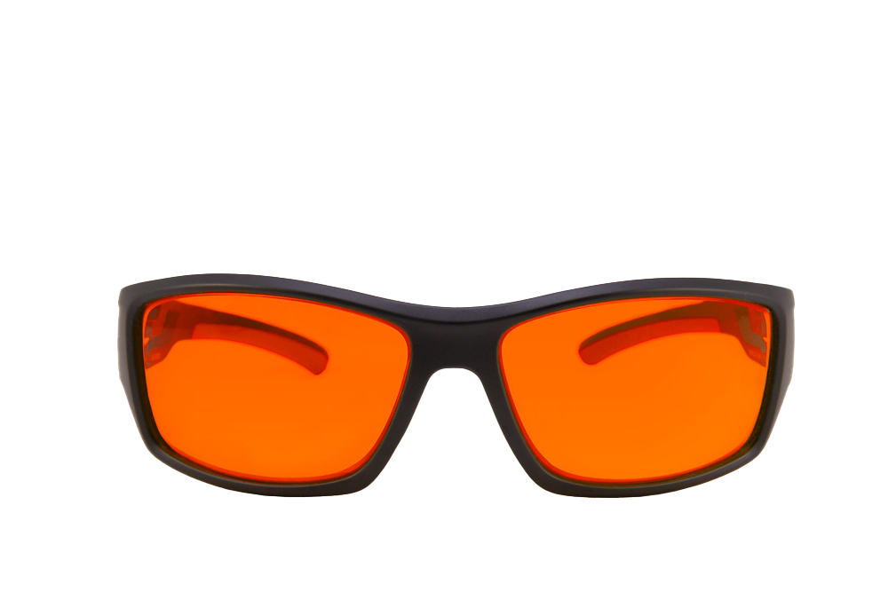 Onyx Blue Light Blocking Glasses Front View