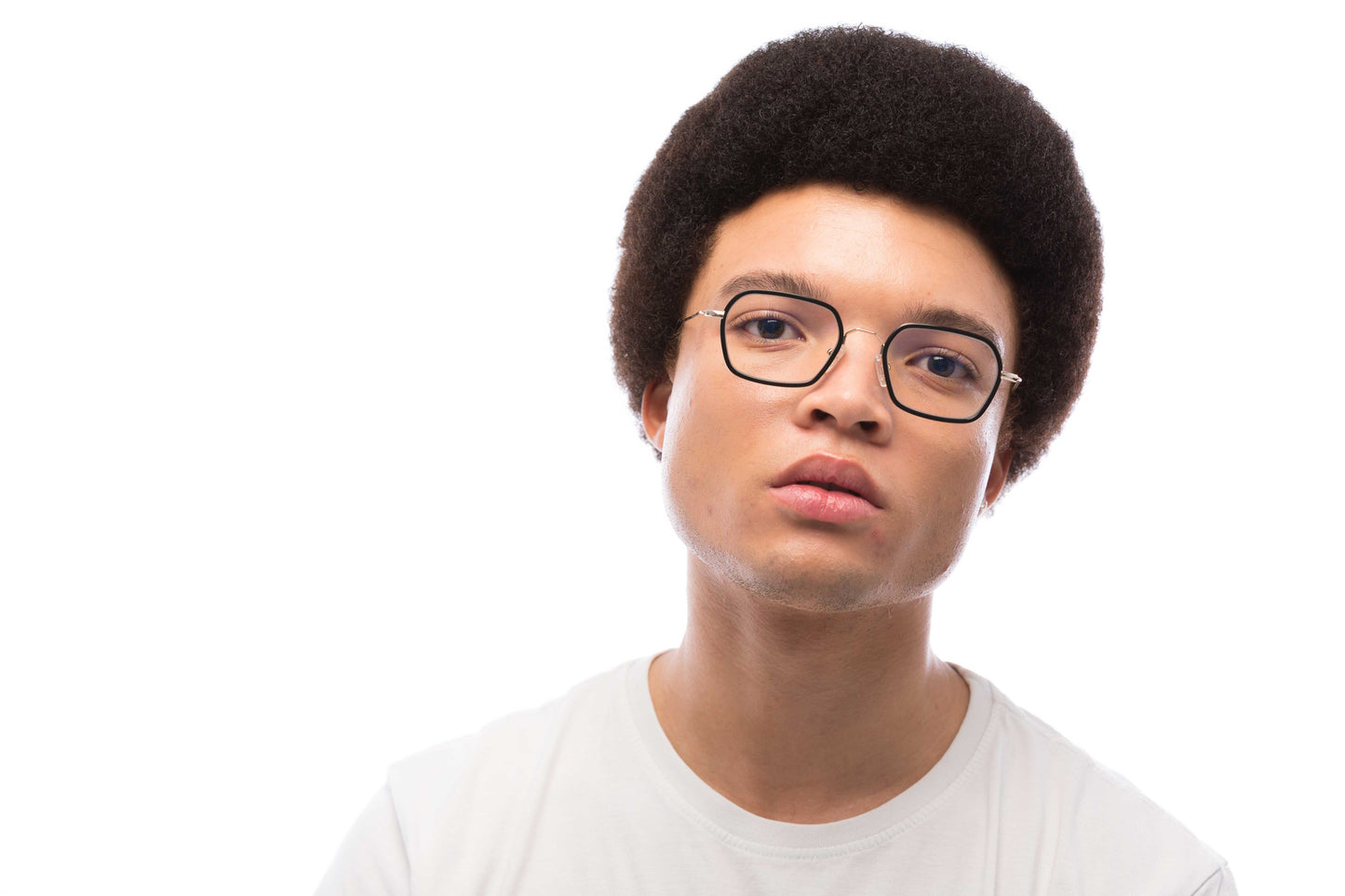 Man Wearing Mac Computer Glasses