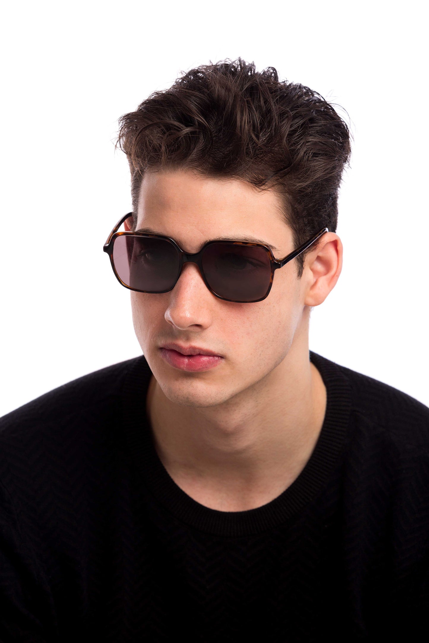 Man Wearing Blaire Sunglasses Readers (Brown)
