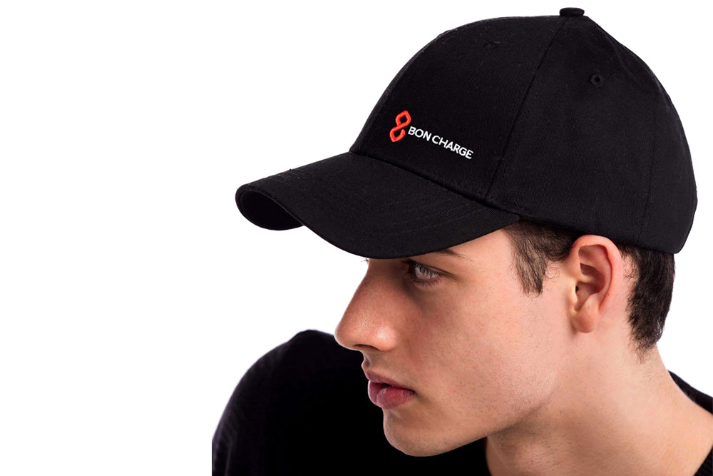 Man Wearing EMF Radiation Blocking Baseball Hat Looking Sideways