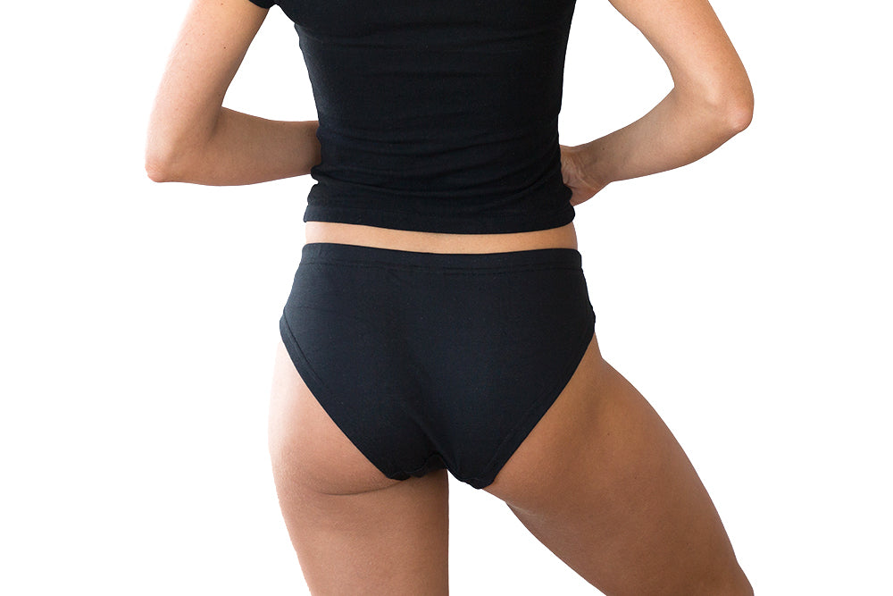 EMF Radiation Blocking Underwear - Female Rear View