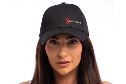 Woman Looking Front-On Wearing EMF Radiation Blocking Baseball Hat