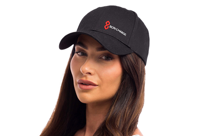 Woman Wearing EMF Radiation Blocking Baseball Hat