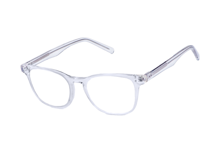 Crystal Computer Glasses Readers Angled View