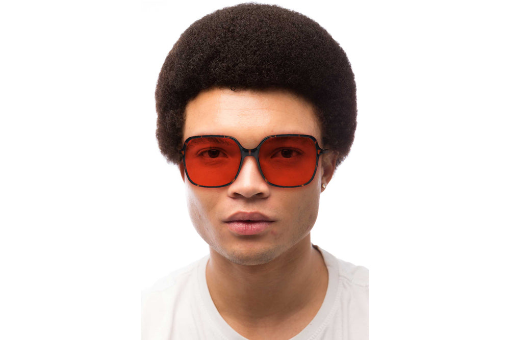 Man Wearing Blaire Blue Light Blocking Glasses
