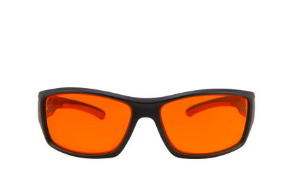 Onyx Blue Light Blocking Glasses Readers Front View