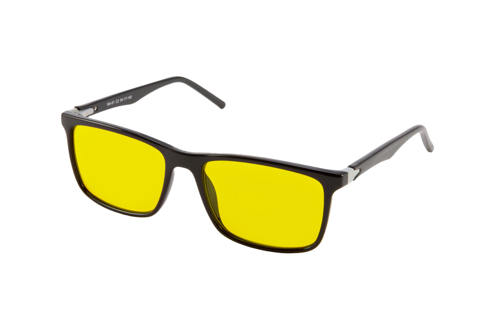 Brooklyn Light Sensitivity Glasses Angled View