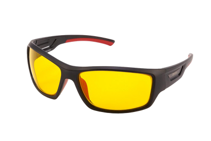 Onyx Light Sensitivity Glasses Readers Angled View