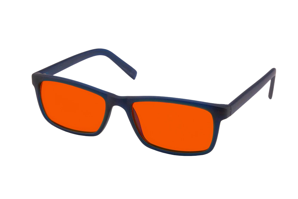 Hudson Blue Light Blocking Glasses Angled View