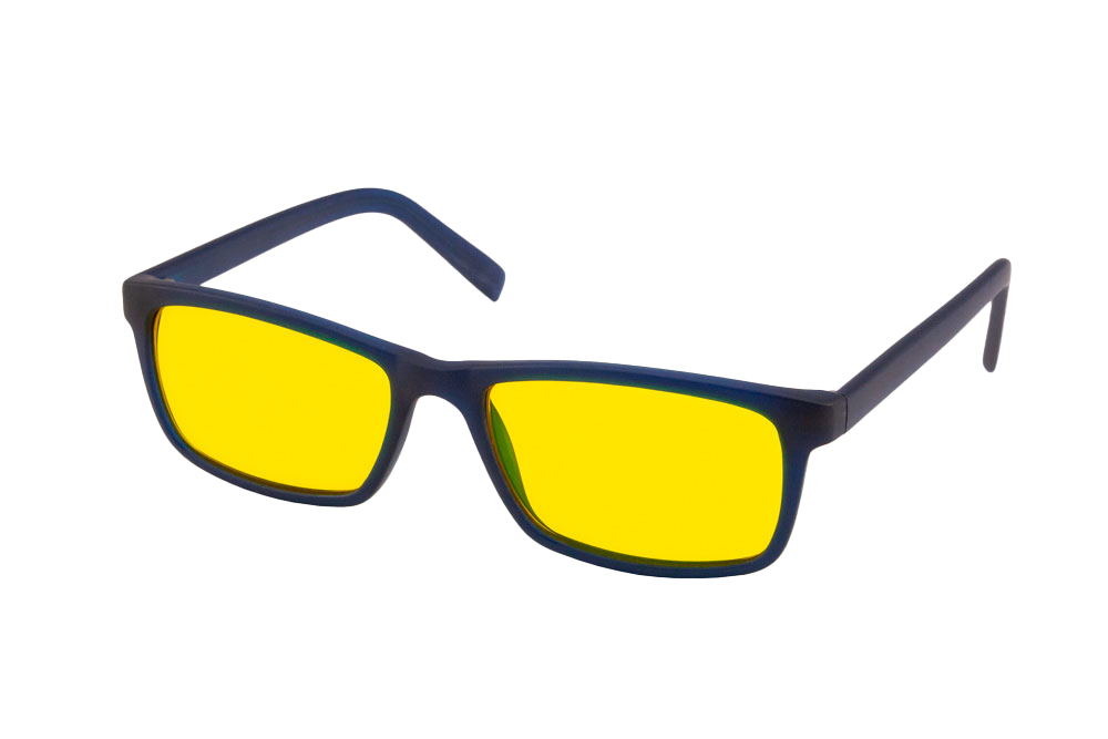 Hudson Light Sensitivity Glasses Angled View