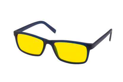 Hudson Light Sensitivity Glasses Readers Angled View