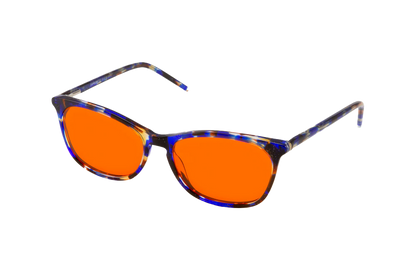Galaxy Blue Light Blocking Glasses Angled View