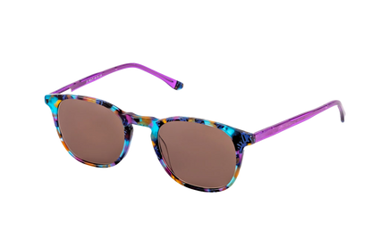 Elsa Kids Sunglasses (Brown) Angled View