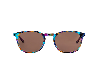 Elsa Kids Sunglasses (Brown) Front View