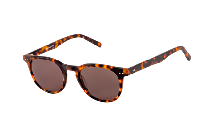 Clarke Sunglasses Prescription (Brown) Angled View