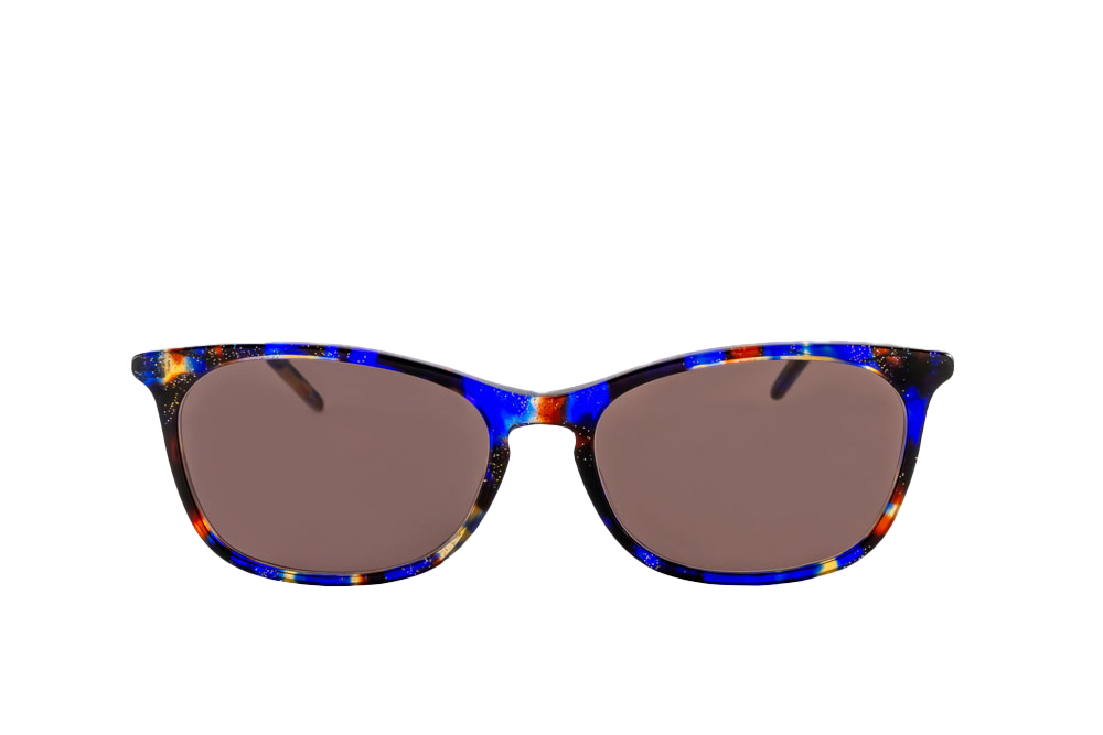 Galaxy Sunglasses Readers (Brown) Front View