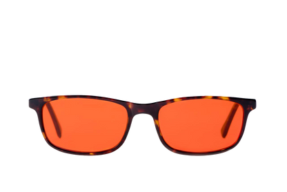 Tortoise Shell Blue Light Blocking Glasses Readers Front View