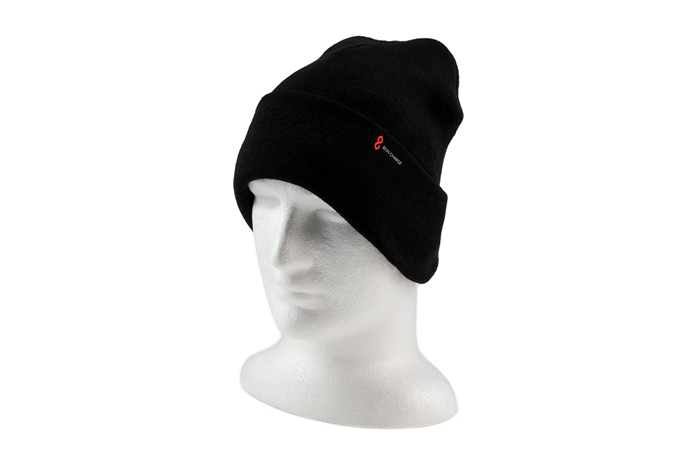 EMF Radiation Blocking Beanie Hat Detail View