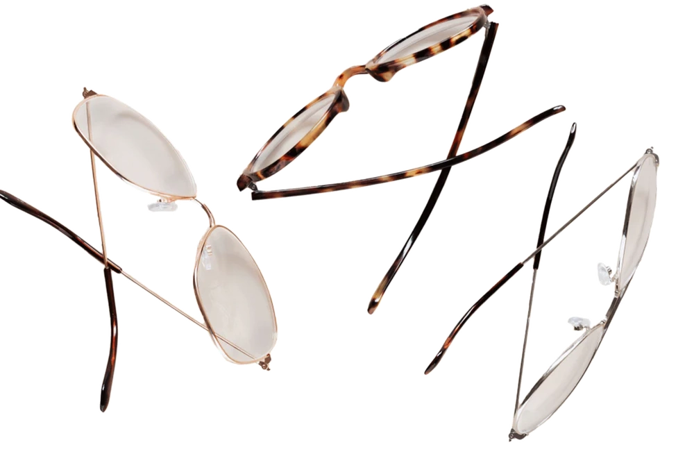 Three Custom Computer Glasses