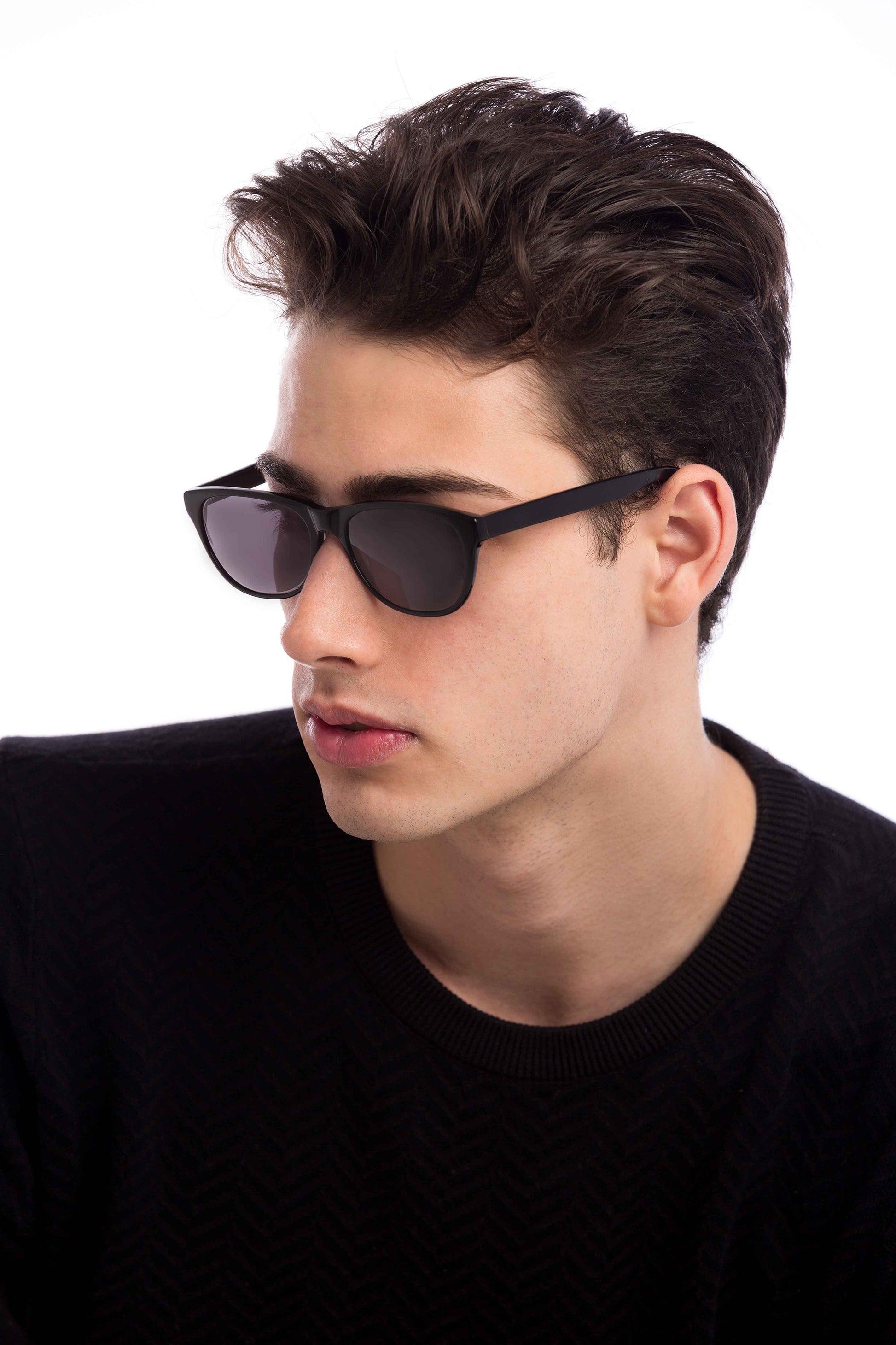 Man Wearing Morris Sunglasses (Grey)