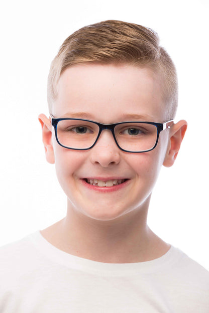 Boy Wearing Theo Computer Glasses