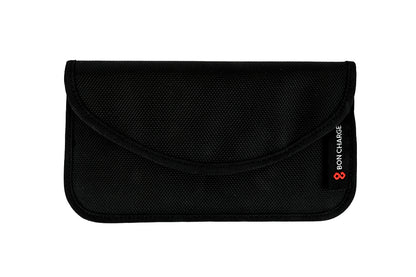 EMF Radiation Blocking Phone Pouch Cybersecurity, Privacy & EMP Attack Shield Front View of Pouch
