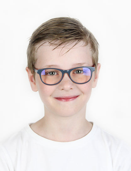 Boy Wearing Piper Computer Glasses